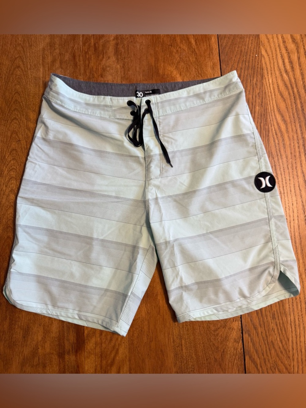 Hurley Men's Phantom Mint Striped Board Shorts